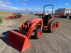 2019 Kubota B2650HSD tractor, front three quarter left