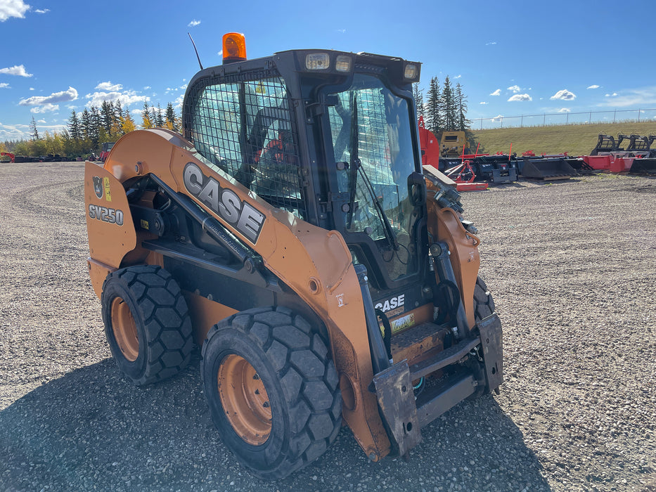 2015 Case SV250 skid steer, front three quarter right