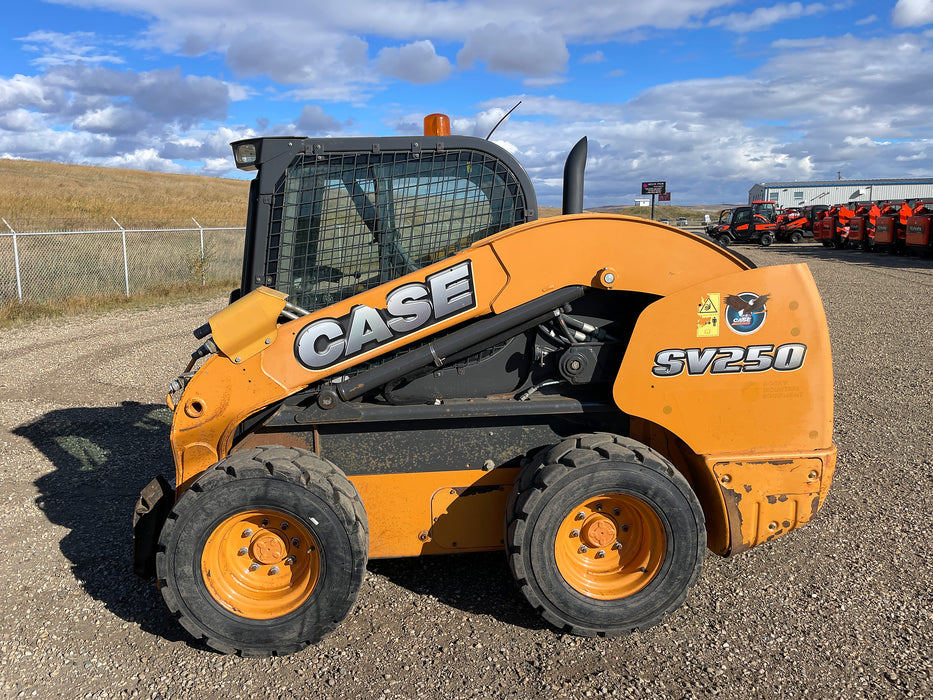 2015 Case SV250 skid steer, left side