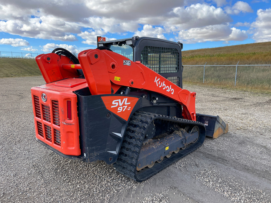 2023 Kubota SVL97-2 compact track loader, rear three quarter left