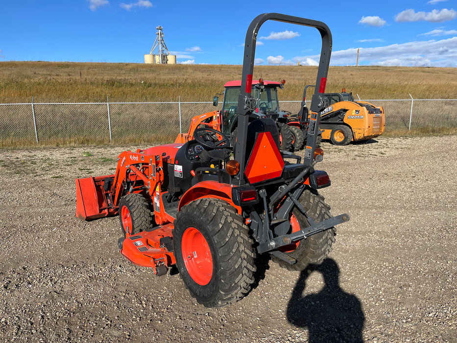 2021 Kubota B2601HSD-1 tractor, rear three quarter left
