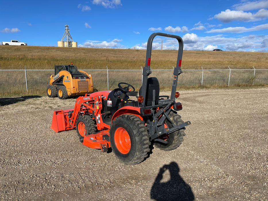 2020 Kubota B2301HSD-1 tractor, rear three quarter left