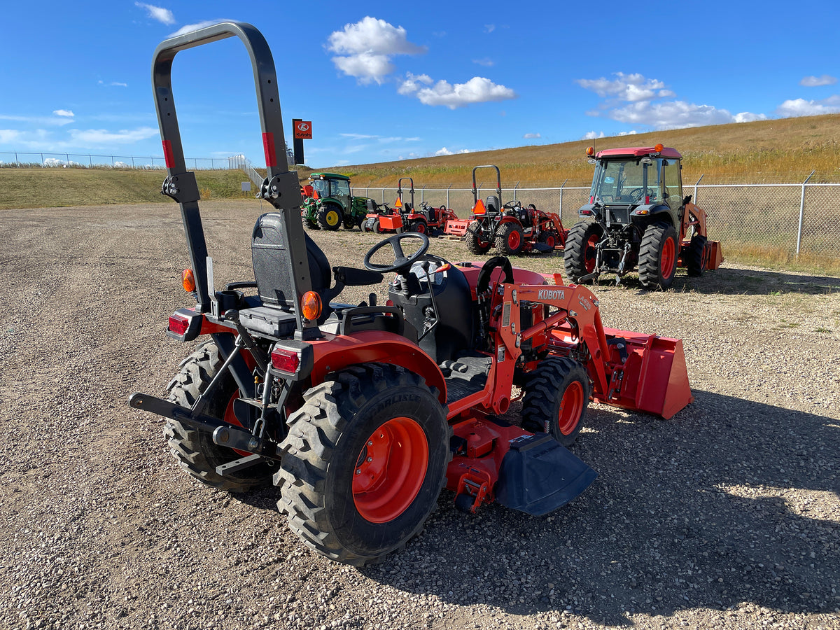 2020 Kubota B2301HSD-1 tractor, rear three quarter right