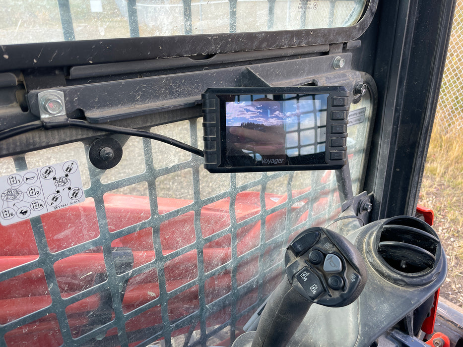 2023 Kubota SVL97-2 compact track loader, cab door rear camera monitor