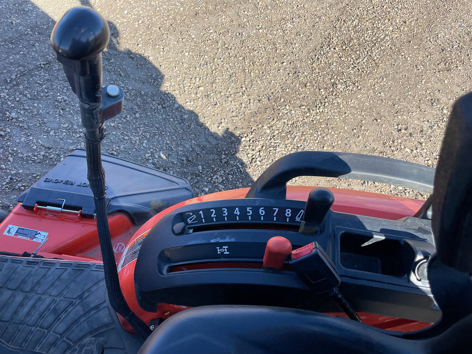 2021 Kubota B2601HSD-1 tractor, loader joystick hitch control