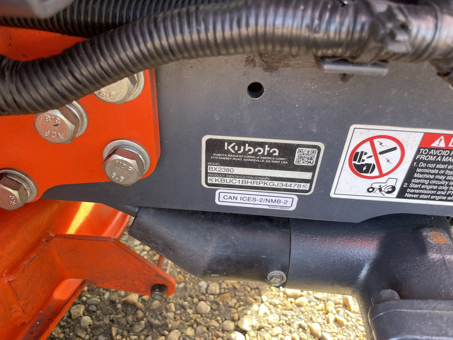 2019 Kubota BX2380