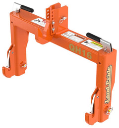 Land Pride QH16 quick hitch, on a white background