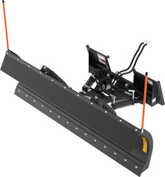 Land Pride STB15 series snow trip blade with its quick-attach mount and orange edge markers, on a white background