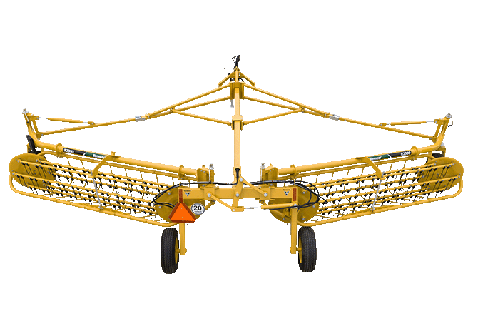 R2300 Twin Basket Rake | Grande Prairie Kubota