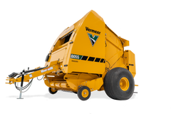 Vermeer 605S Rancher round baler, left front three-quarter view