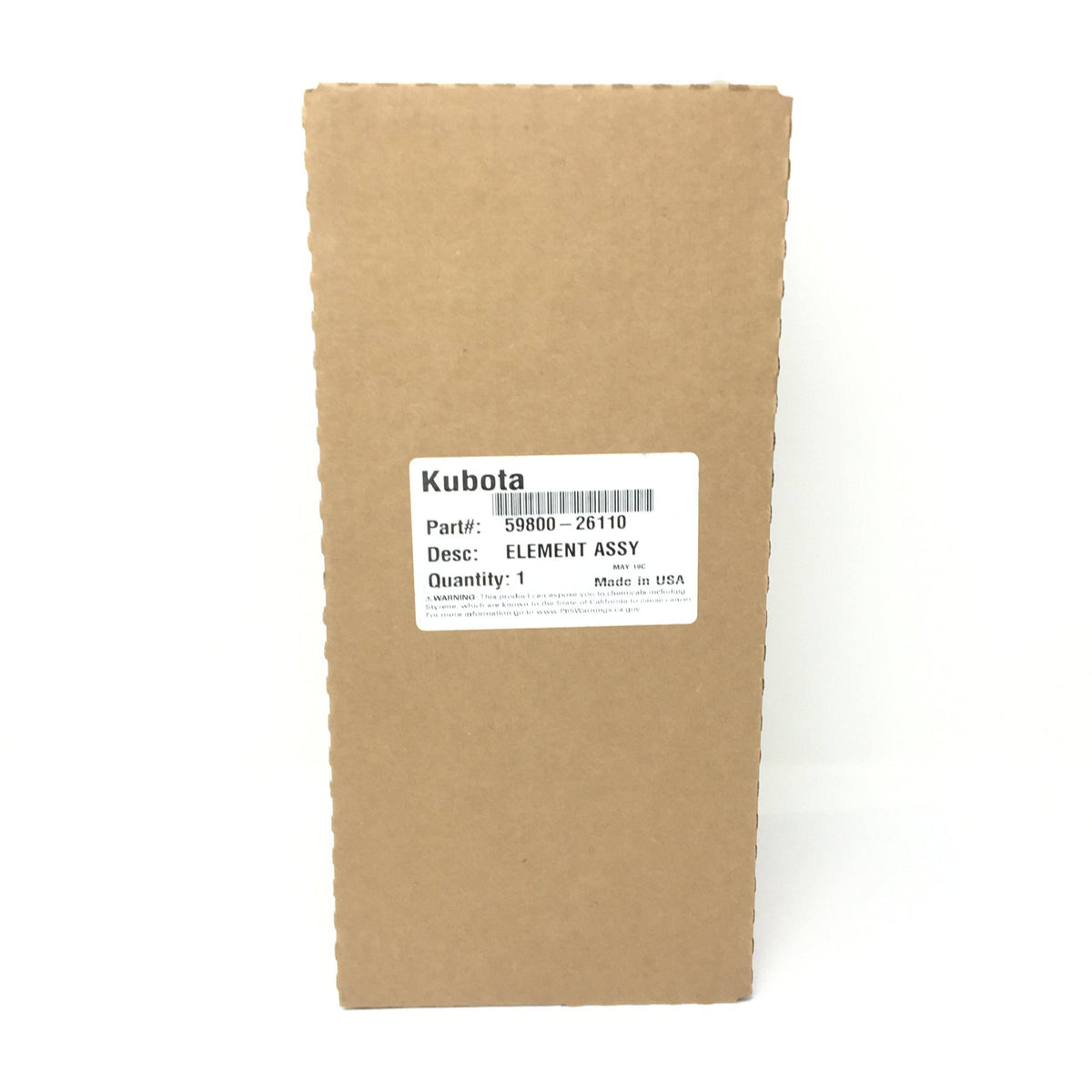 59800-26110 ELEMENT, AIR OUTER - Grande Prairie Kubota