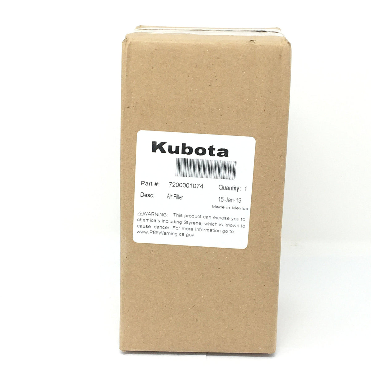 72000-01074 ELEMENT AIR CLEANER - Grande Prairie Kubota