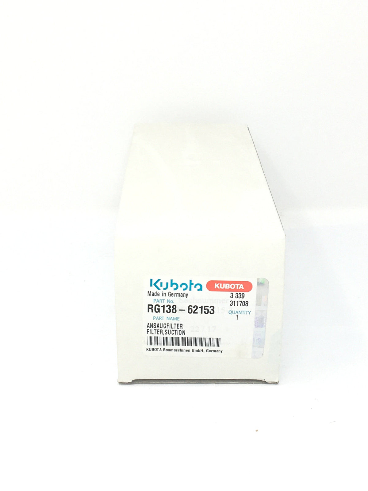 RG138-62153 FILTER,SUCTION - Grande Prairie Kubota