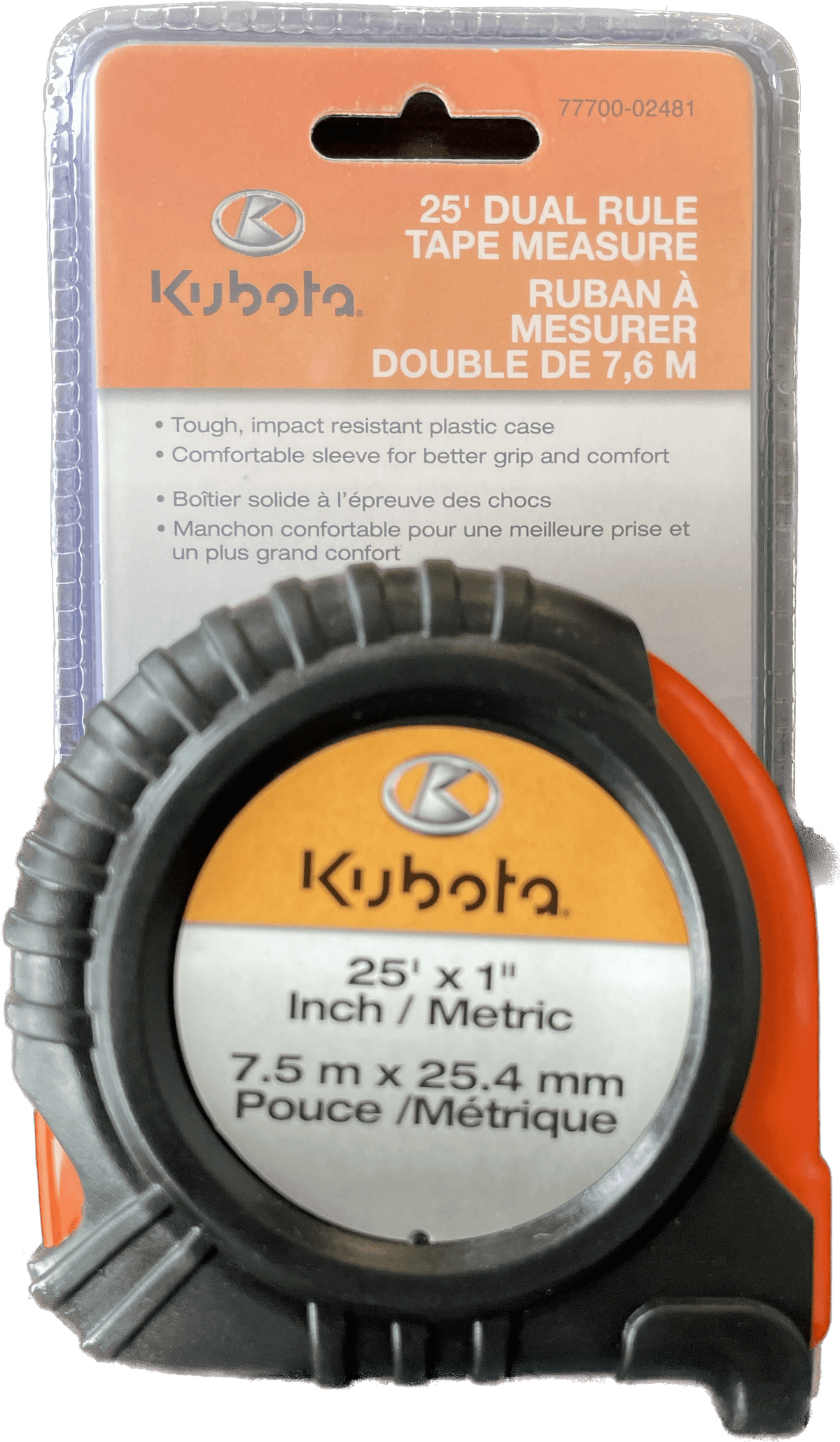25' Dual Rule Tape Measure Grande Prairie Kubota