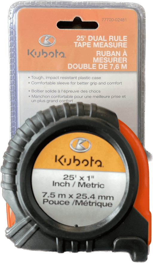 25' Dual Rule Tape Measure - Grande Prairie Kubota