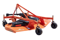 Land Pride FDR25 series grooming mower, front three-quarter view, on a white background