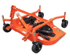 Land Pride FDR16 series grooming mower seen from the hitch side, on a white background