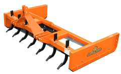 Land Pride GS25 series grading scraper with scarifier shanks, on a white background